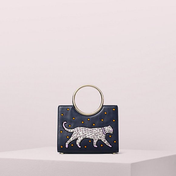 Kate Spade Sam Panther Applique Bracelet Satchel